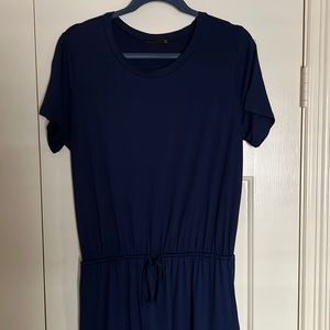 2/$20 Short-sleeve waist-tie dress with front pockets